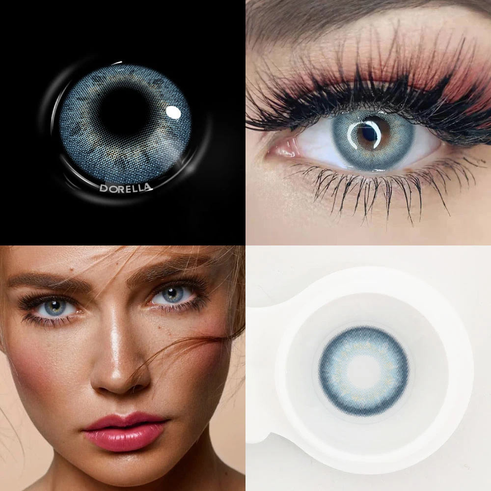 Контактные линзы для глаз цветные 1 пара (2 шт.) | Красота и здоровье