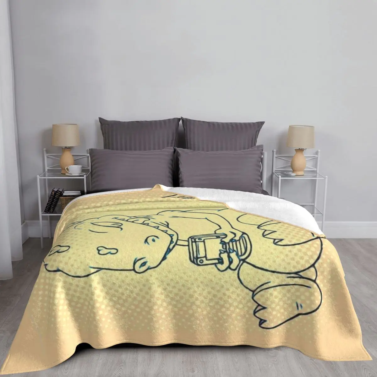 Игровое одеяло Reptar Рождественское украшение покрывала для кровати одеяла