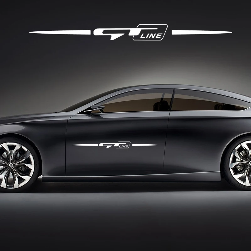 Наклейки Яркие светоотражающие элементы безопасности с логотипом для Kia GT LINE ELANTRA
