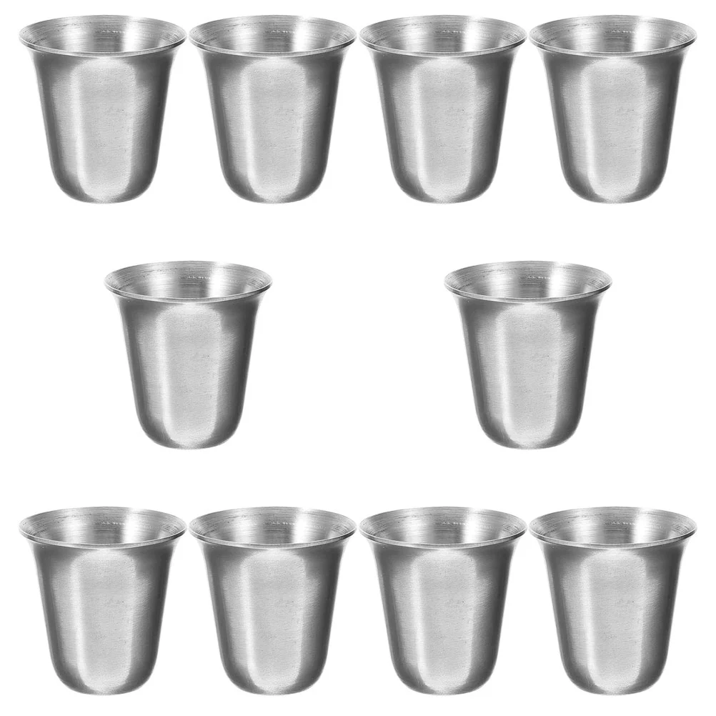 10 шт. чашка для чаши удобная причастия металлические религиозные штабелируемые