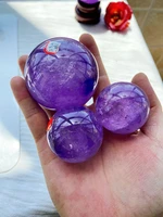 natural amethyst ball ornaments uruguay raw stone polishing porch living room office store opening housewarming decoration raw s