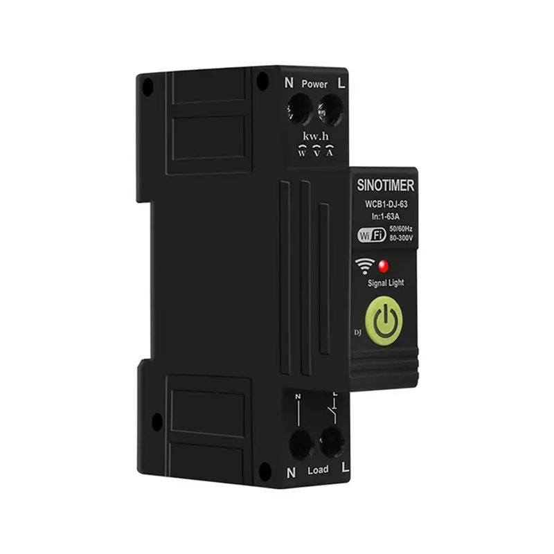 Фото 2X SINOTIMER WIFI Защита от перенапряжения и пониженного напряжения, фотоэлектрический двунаправленный счетчик энергии KWH №4