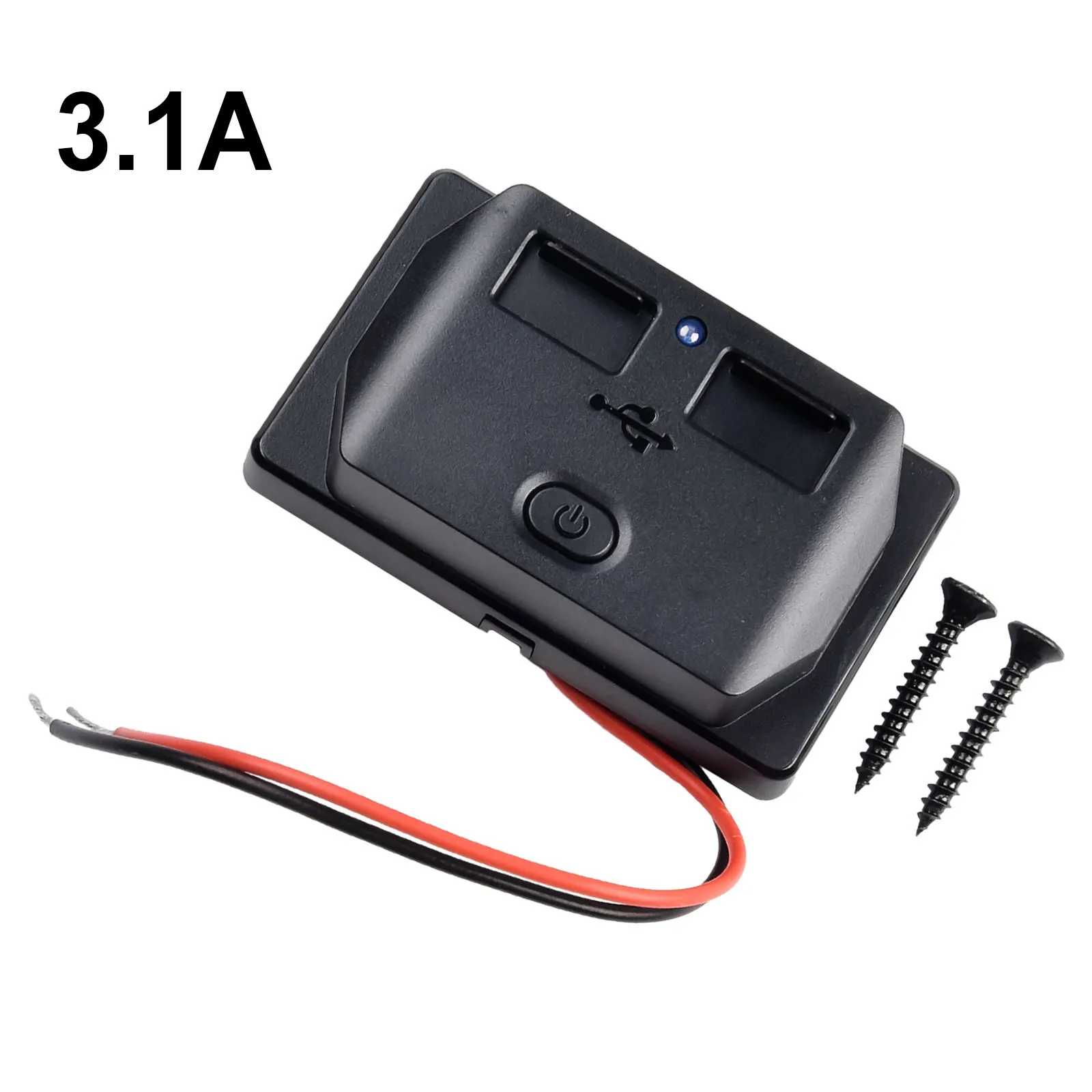 

Auto Car Car Chargers Socket Car Accessories Double USB For Car RV Motorbike Boat USB Socket Universal Practical