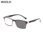 Новые прямоугольные женские фотохромные прогрессивные солнцезащитные очки для чтения с автоматическим обесцвечиванием многофокальные очки для дальнозоркости