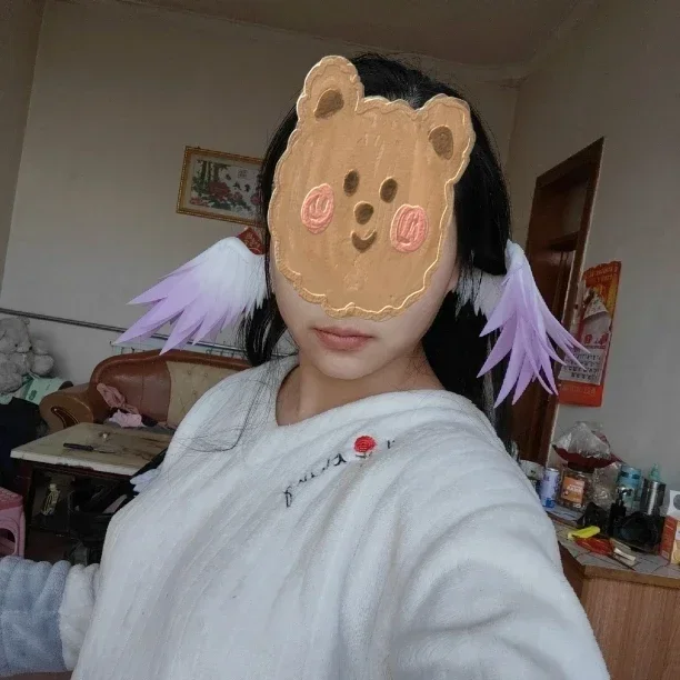 Honkai: Star Rail Wings Последний воскресенье Косплей Робин Cos Крыло Головной убор Mr. Sunday