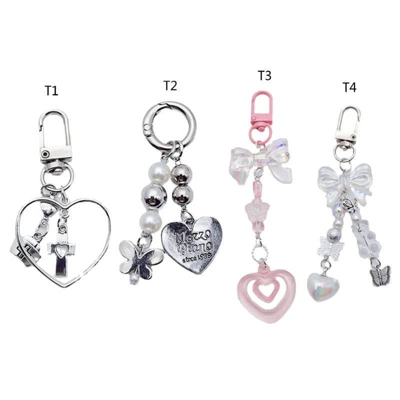 

Tassels Phone Chain Y2k Light Butterfly Angel Wing Sweet Bag Car Pendant