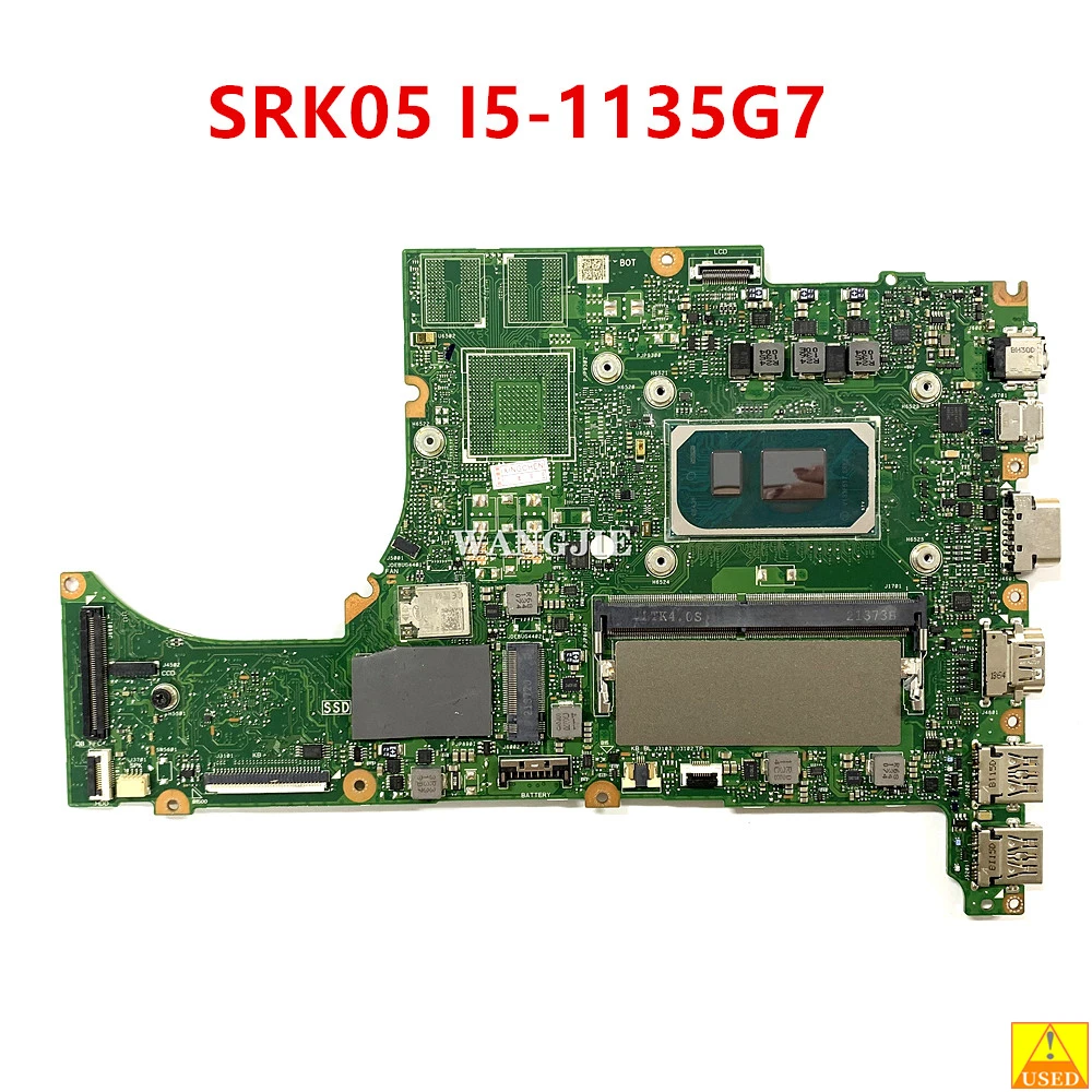 Используется для материнской платы ноутбука ASUS B1400CEPEY SRK05 I5-1135G 7 CPU + 4G RAM 100% рабочий