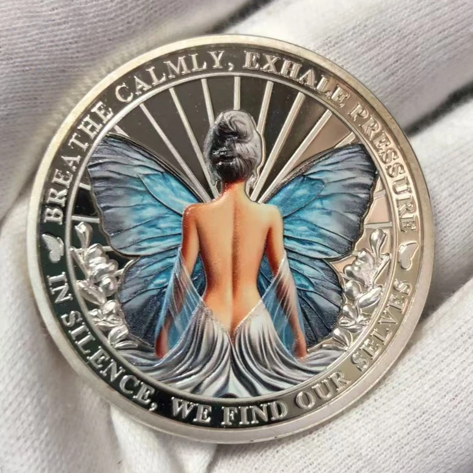 

Коллекционная монета "Дышите спокойно выдох"