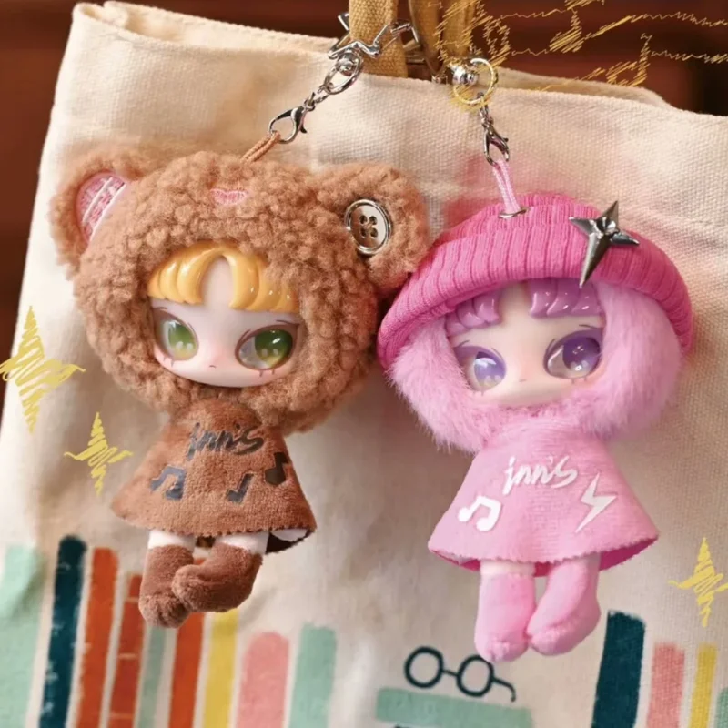 Фото Новинка: Мини-игрушки-сюрпризы Inn Twelve Tiny Wish Keepers в слепых коробках, плюшевые подвески-модели для сумок, модные коллекционные куклы-украшения, подарок для детей №2