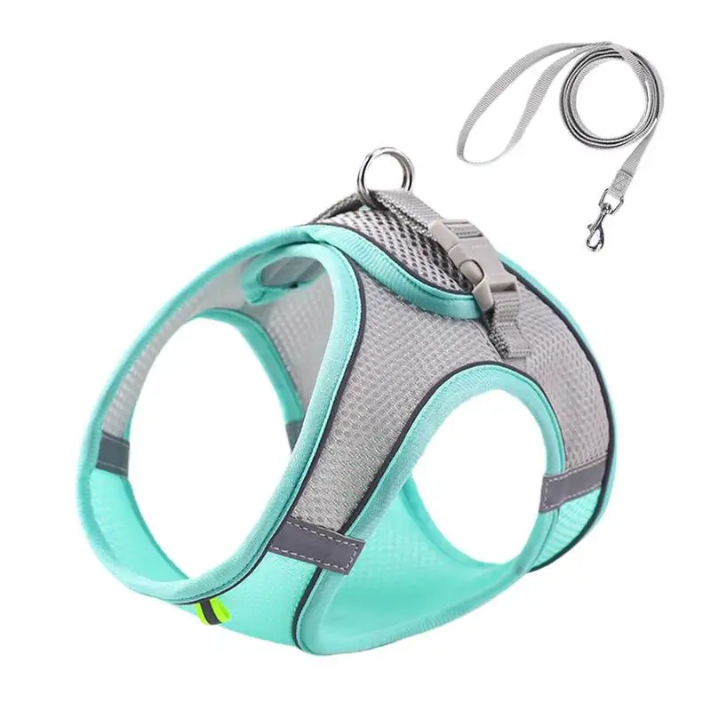 

Breathable Cat Harness And Leash Escape Proof Pet Clothes Kitten Puppy Dogs Vest Adjustable Easy Control Ease Cat Harness Supply