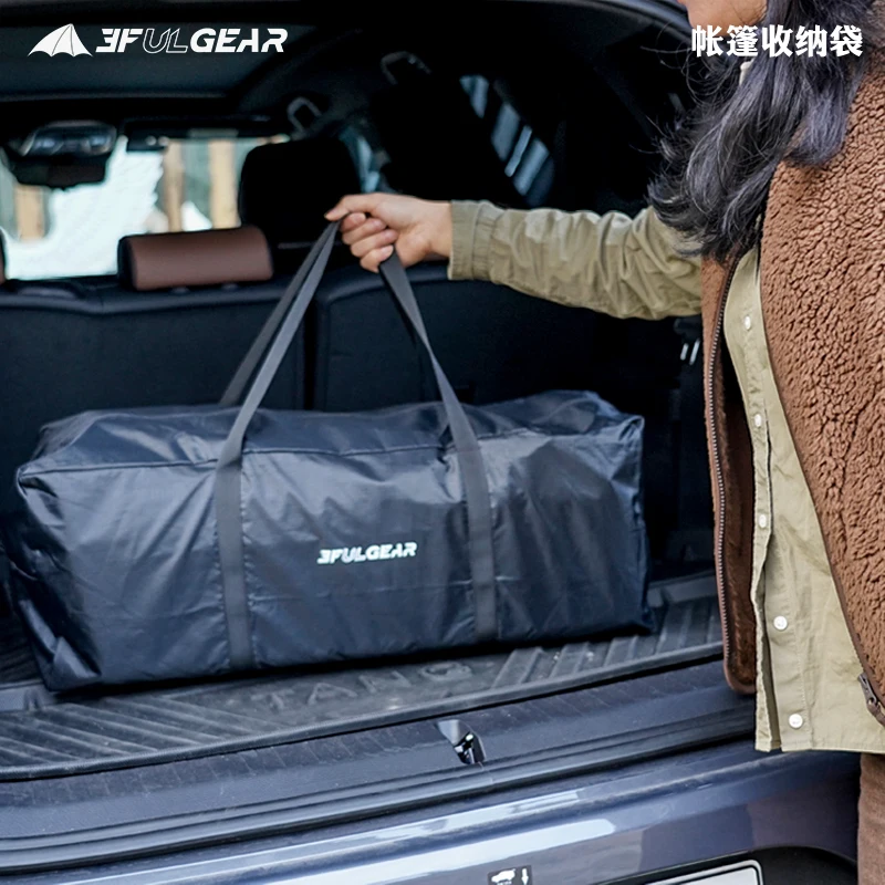 

3F UL GEAR Outdoor 210T Polyester 150D Oxford Fabric Tent Storage Bag Large Capacity Travel Bag Handbag