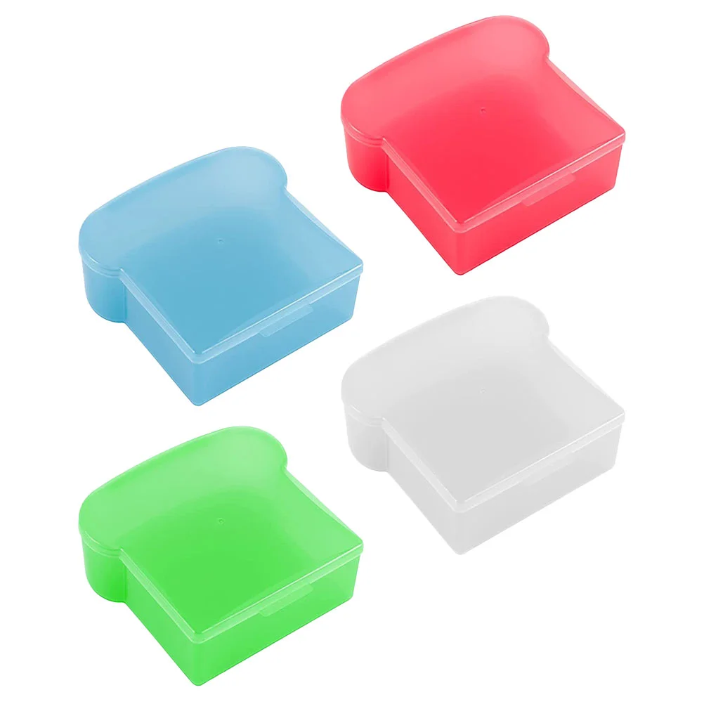 

Box Sandwich Container Bread Toast Storage Containers Lunch Holder Boxes Bento Prep Meal Kids Fresh Reusable Keep Keeper Snack