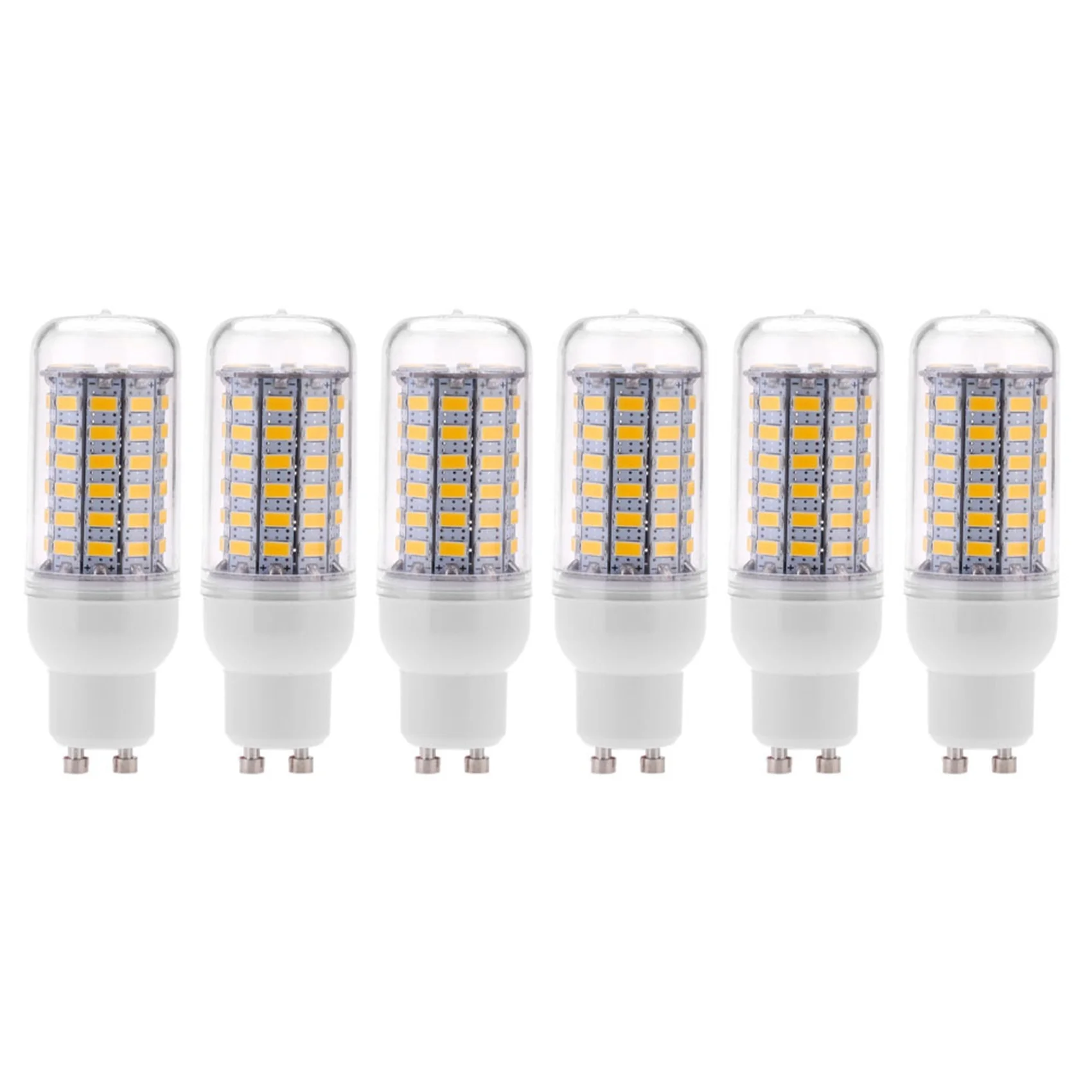 

6X GU10 10W 5730 SMD 69 LED Bulbs LED Corn Light LED Lamp Energy Saving 360 Degree 200-240V Warm White