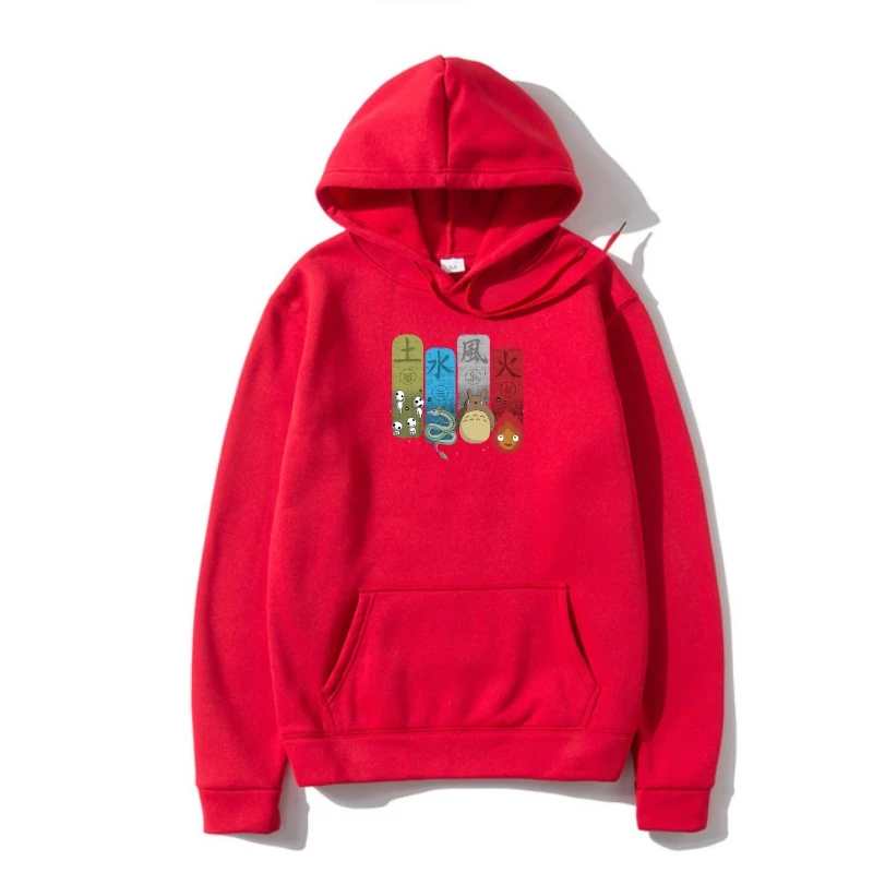 

Japanese Anime Totoro Sweatshir Men Studio Ghibli Miyazaki Hayao Anime Spiri Away Outerwear Men Women Cartoon Fleece Summer Oute