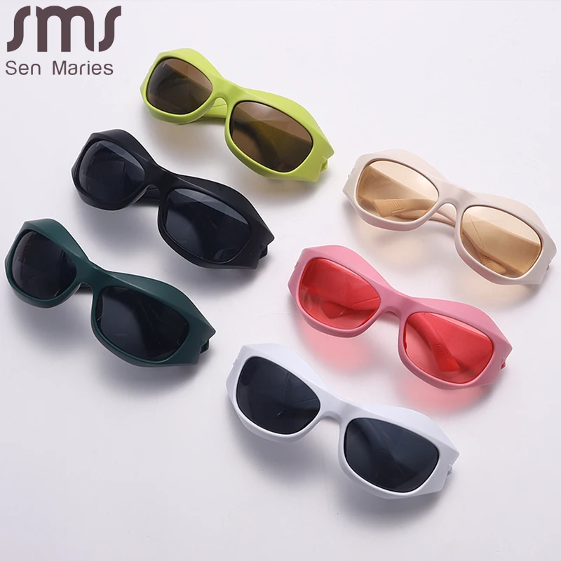 Cyberpunk Y2K солнцезащитные очки новые женские спортивные для мужчин модные кошачий