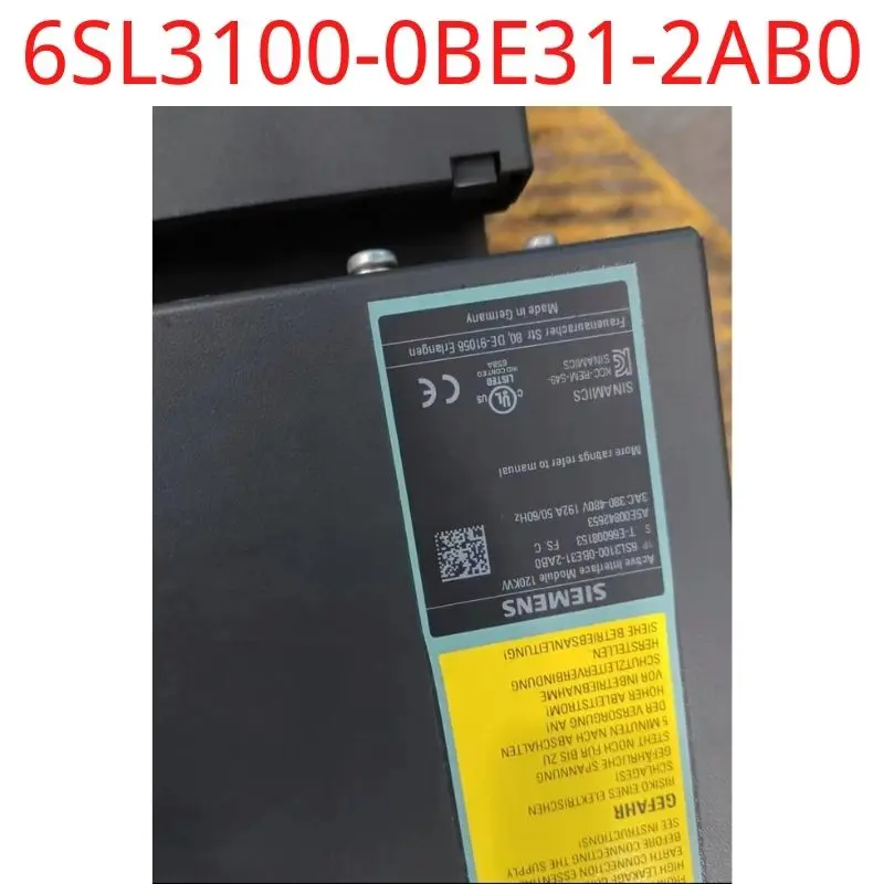 

Used 6SL3100-0BE31-2AB0 SINAMICS S120 ACTIVE INTERFACE MODULE FOR 120KW ACTIVE LINE MODULE INPUT: 3AC 380-480V, 50/60HZ