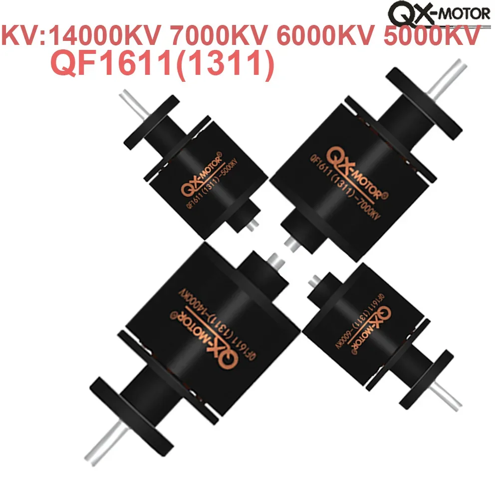 QX-Motor QF1611 14000KV 7000KV 6000KV 5000 кв бесщеточный двигатель 30mm 6 Blades Ducted Fan EDF для самолетов DIY
