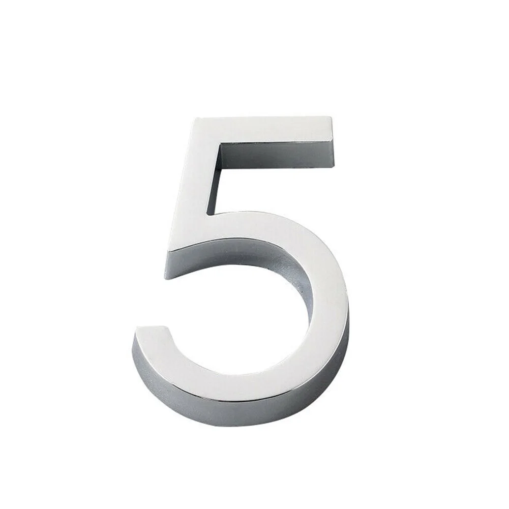 

Современные самоклеящиеся цифры из нержавеющей стали 60 мм