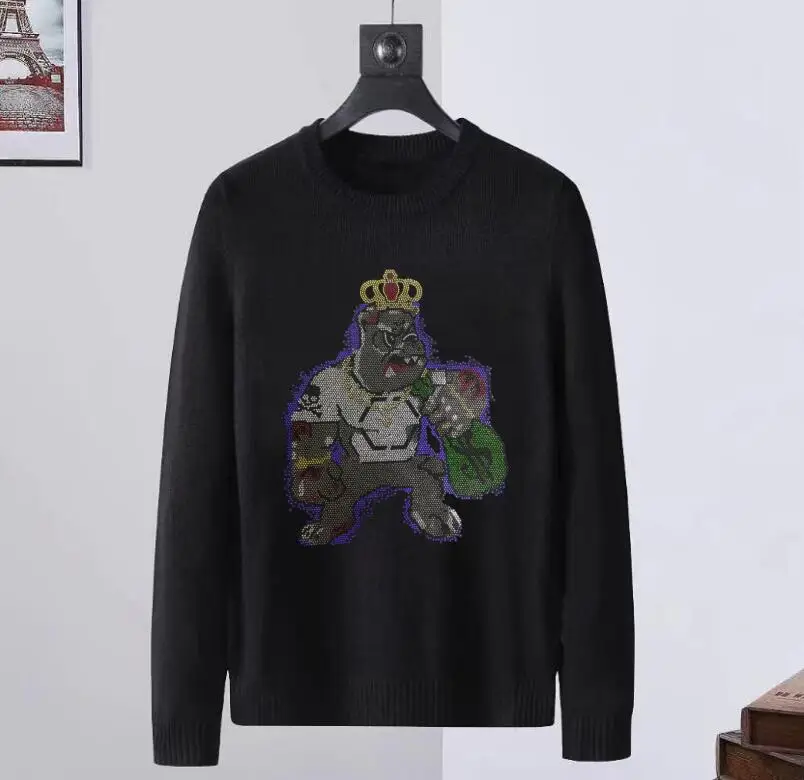 

Designer Rhinestone sweaters Long Sleeve Casual New holiday asian size