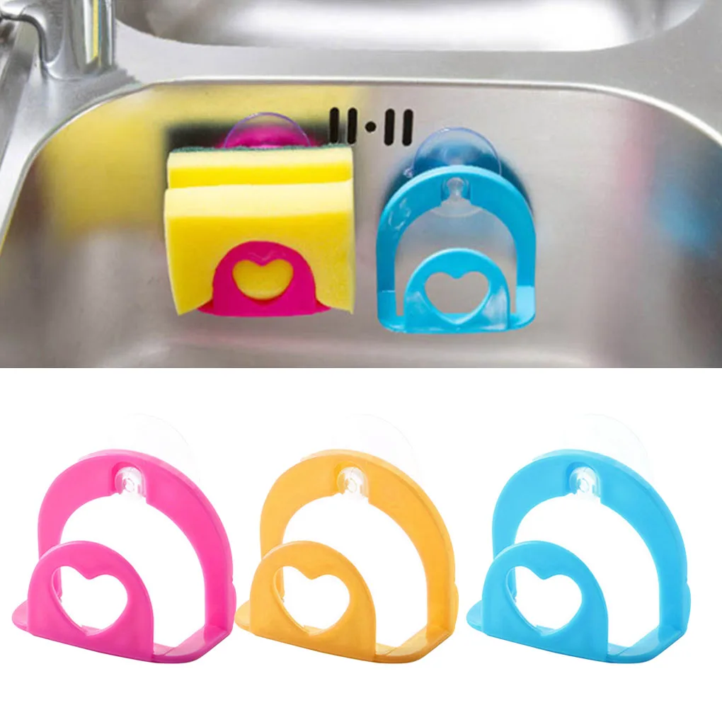Holder Washing Ball Scouring Pad Organizer Blue Yellow  Pink