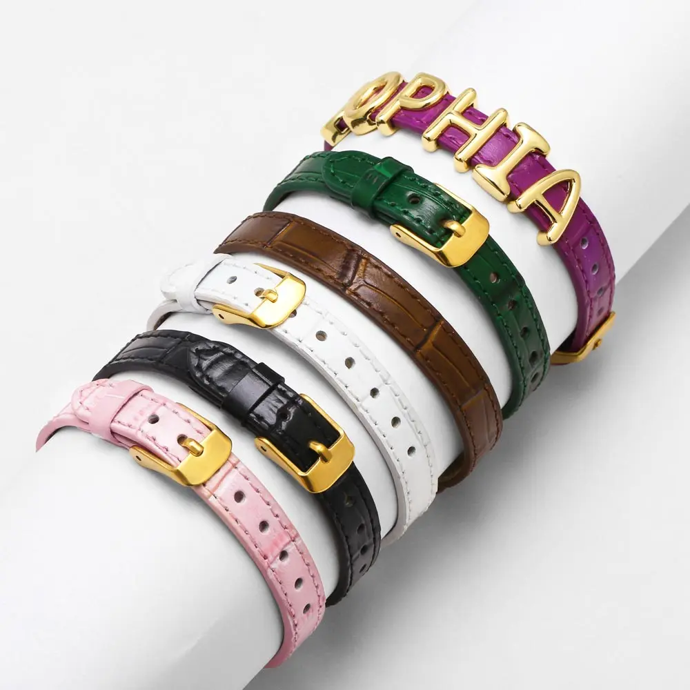 OCESRIO модный многоцветный браслет из натуральной кожи ремень-цепочка медный