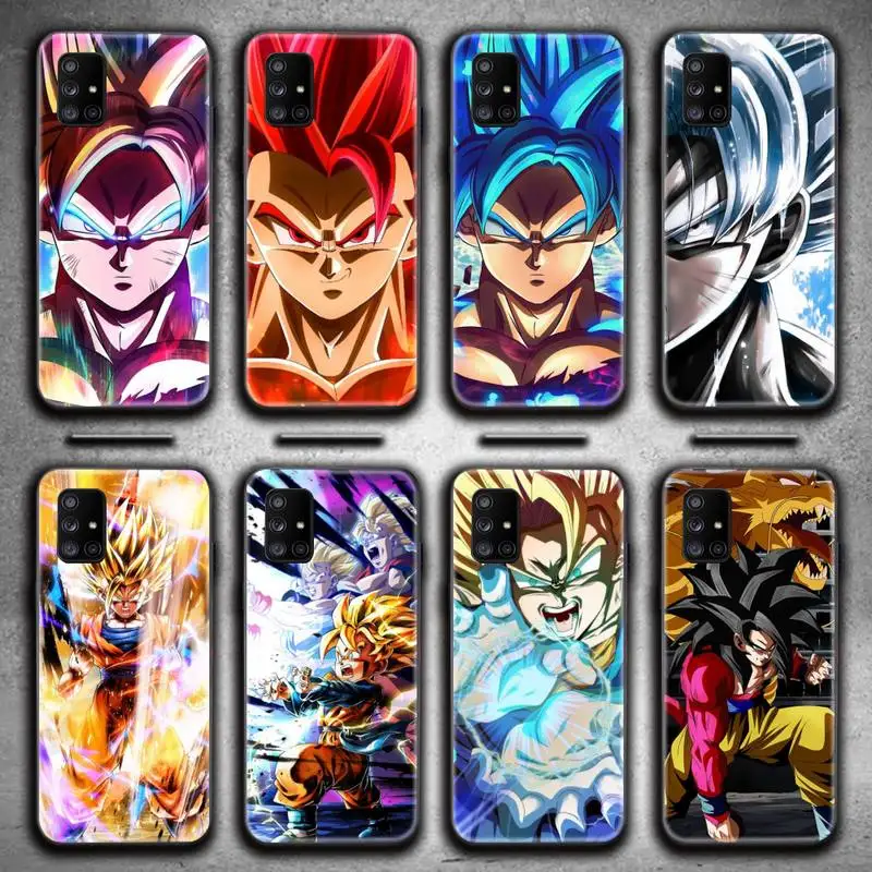 

Dragon Ball Goku Phone Case For Samsung Galaxy A52 A21S A02S A12 A31 A81 A10 A30 A32 A50 A80 A71 A51 5G