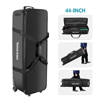 neewer 44 inches rolling camera case detachable padded compartment tripod case waterproof for camera tripod flash light lens