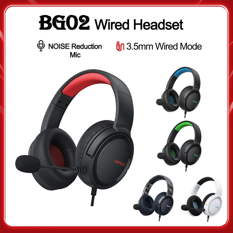 Игровые наушники BINNUNE с микрофоном для Xbox серии One PS4 PS5 PC