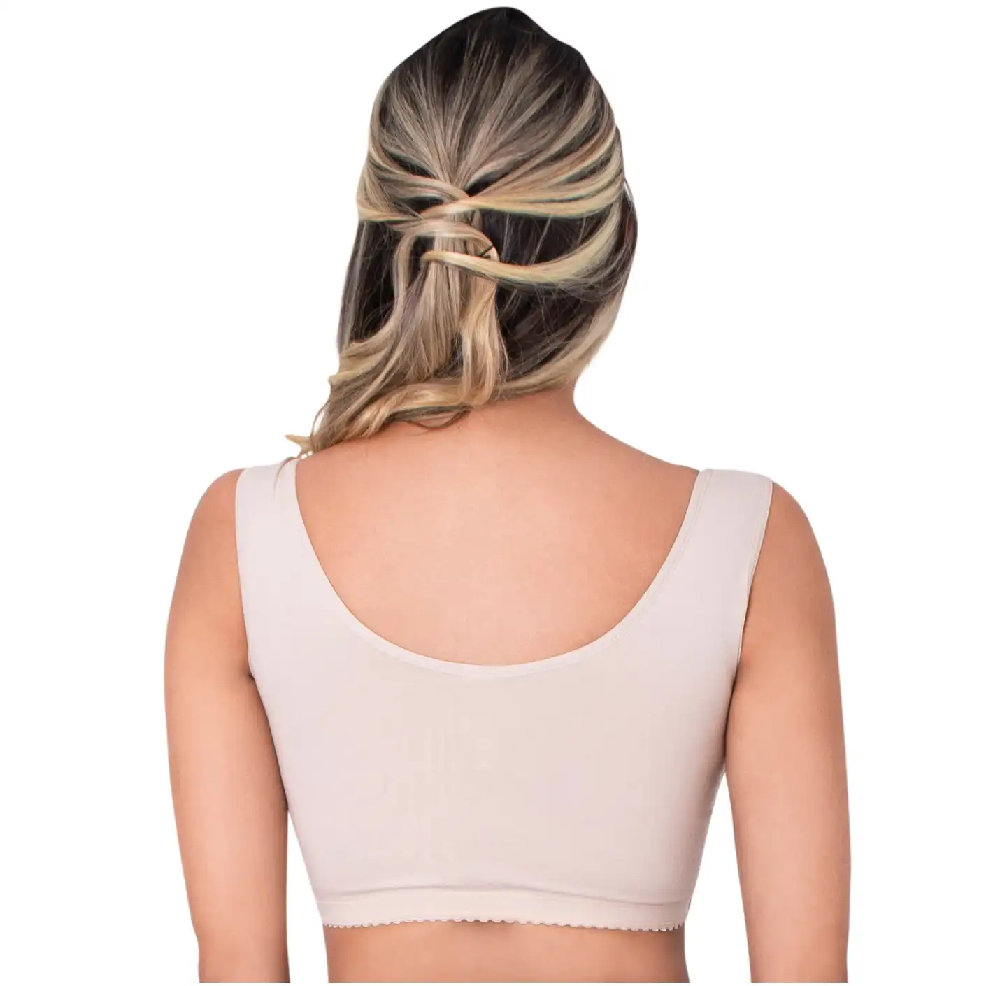 

Front Closure Postsurgical Bra
