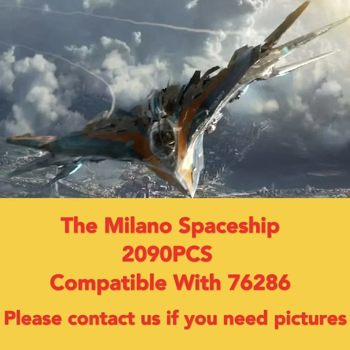 Космическая война 76286 галактика Милано Звездные Фильмы игрушки MOC строительные