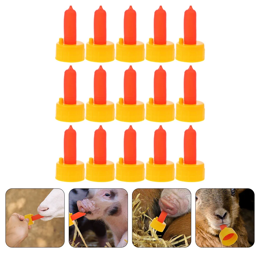 Bottle Lamb Nipples Animal Topper Nursing Teat Pritchard Pacifier Feeding Small Goats Sheep Feeder Pacifiers Calf