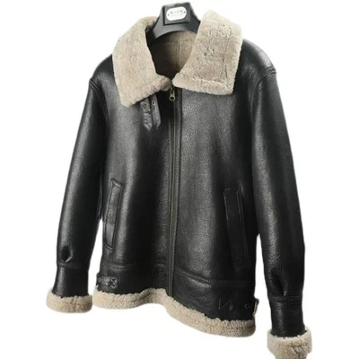 

Custom Made Plus Size 12XL100% Genuine Leather Jacket Men Sheepskin Jackets for Men Nature Fur Coat Men Winter Outfits for Women