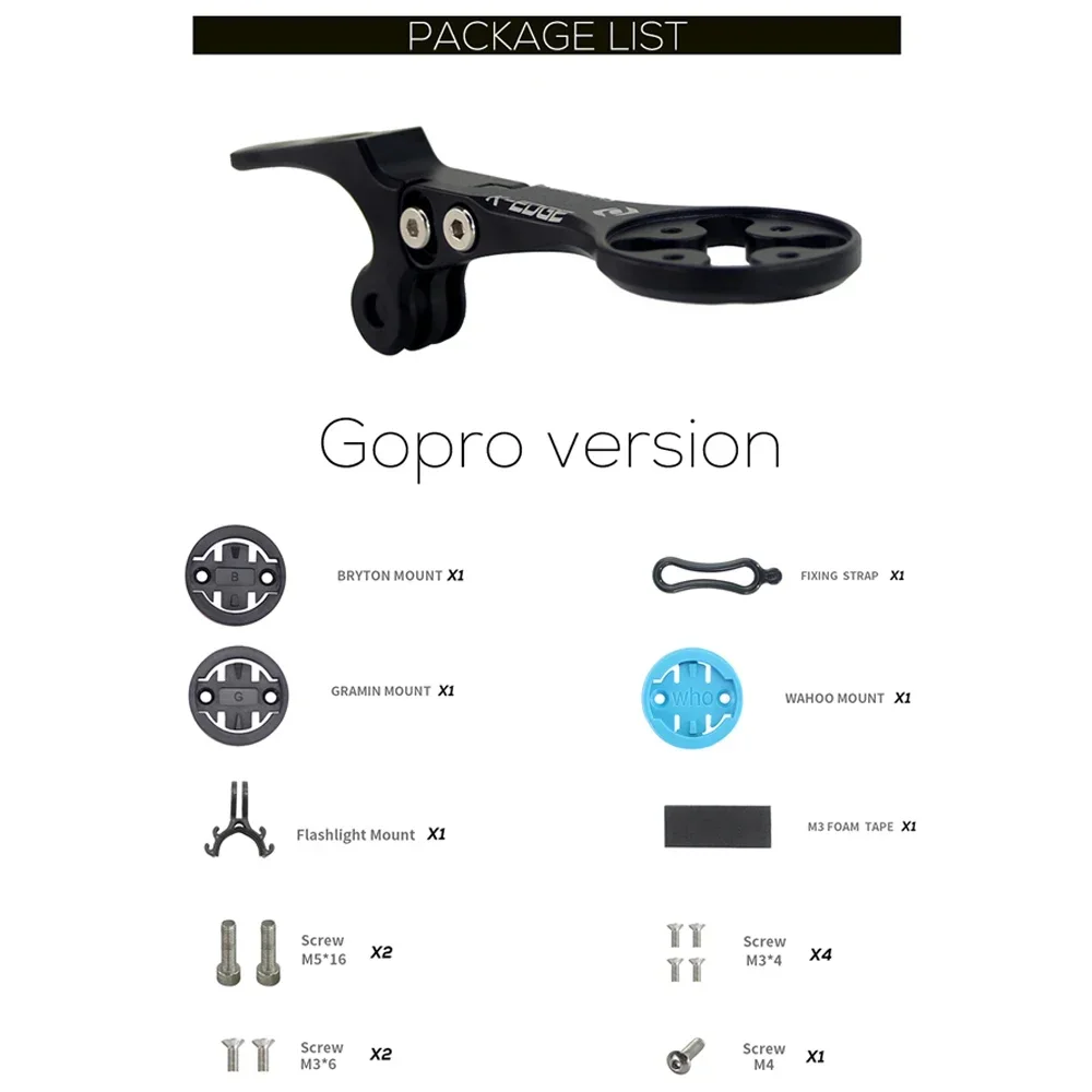 Крепление Syncros IC Aero для Gopro на руль (спидометр, GPSGarminBrytonWahoo) – вставки для Creston IC SL Aero Cockpit (art.: 3920dbee90137) - 3920dbee90137
