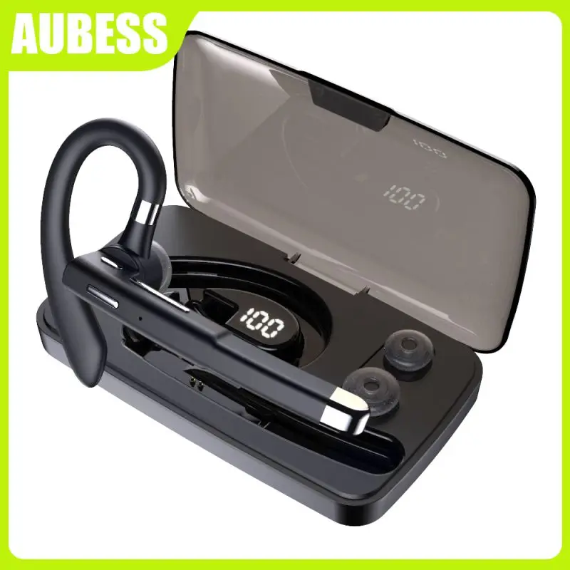 

С микрофоном, беспроводная гарнитура, стереонаушники, время ожидания 120 часов, быстрая зарядка, Tws наушники, подвесные наушники