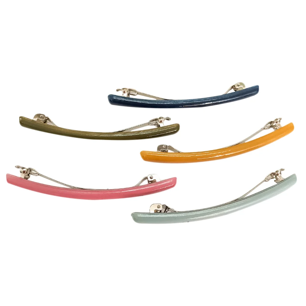 

5 шт. головной убор женские металлические Пружинные зажимы для конского хвоста заколки карамельных цветов