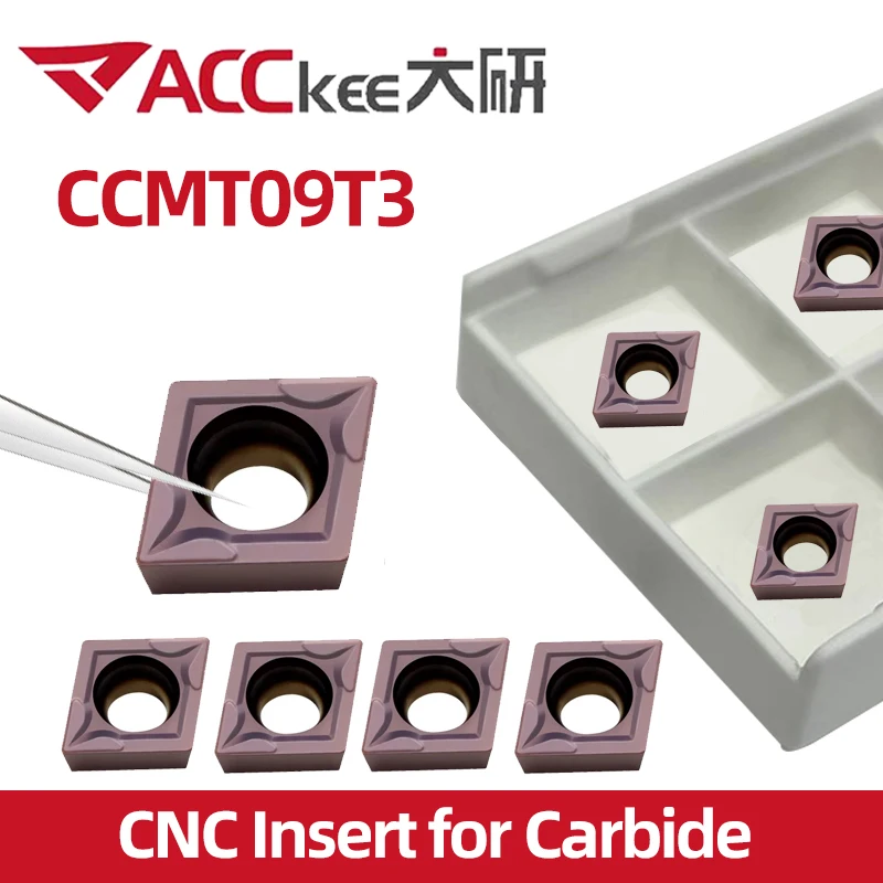 ACCKEE Покрытие из карбида вольфрама Внешняя токарная пластина углеродистой стали