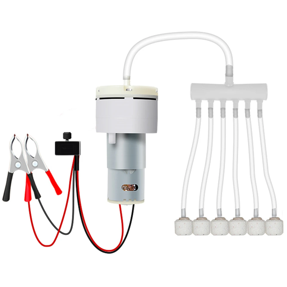 

Воздушный насос для аквариума, рыбалки, лодки, электромотора 555, 12 В постоянного тока