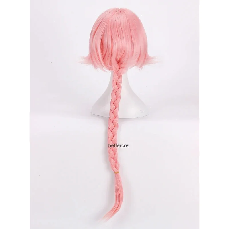 Фото Костюм для косплея Astolfo из игры Fate Apocrypha от xiaoxiao, 75 см, розовый, термостойкий, синтетический + шапочка для парика + 3 черных банта №5