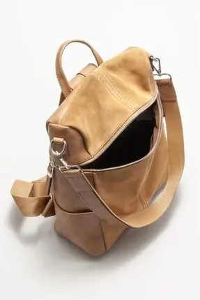 Tan Women 'S Backpack