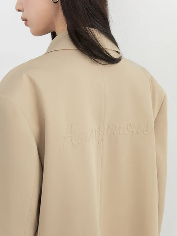 Женские пиджаки CHIC VEN, однотонные свободные двубортные офисные женские пиджаки с широкими плечами, пальто большого размера, весна-осень 2025