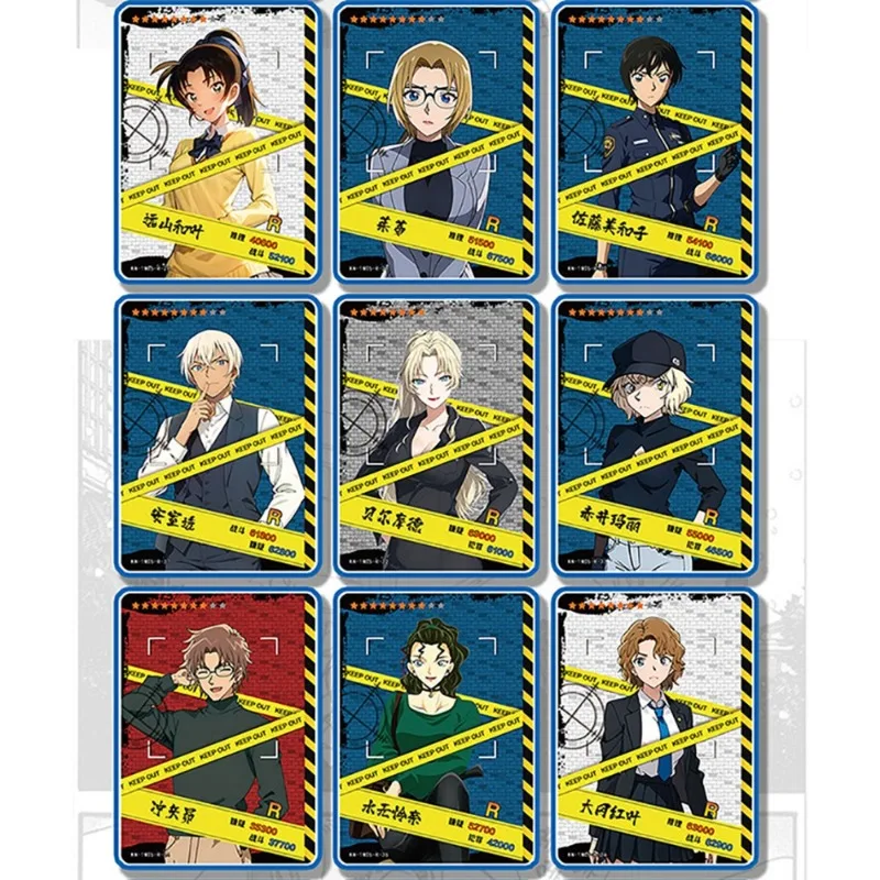 Новинка знаменитая карта детектива Конан редкая многоцветная горячая штамповка