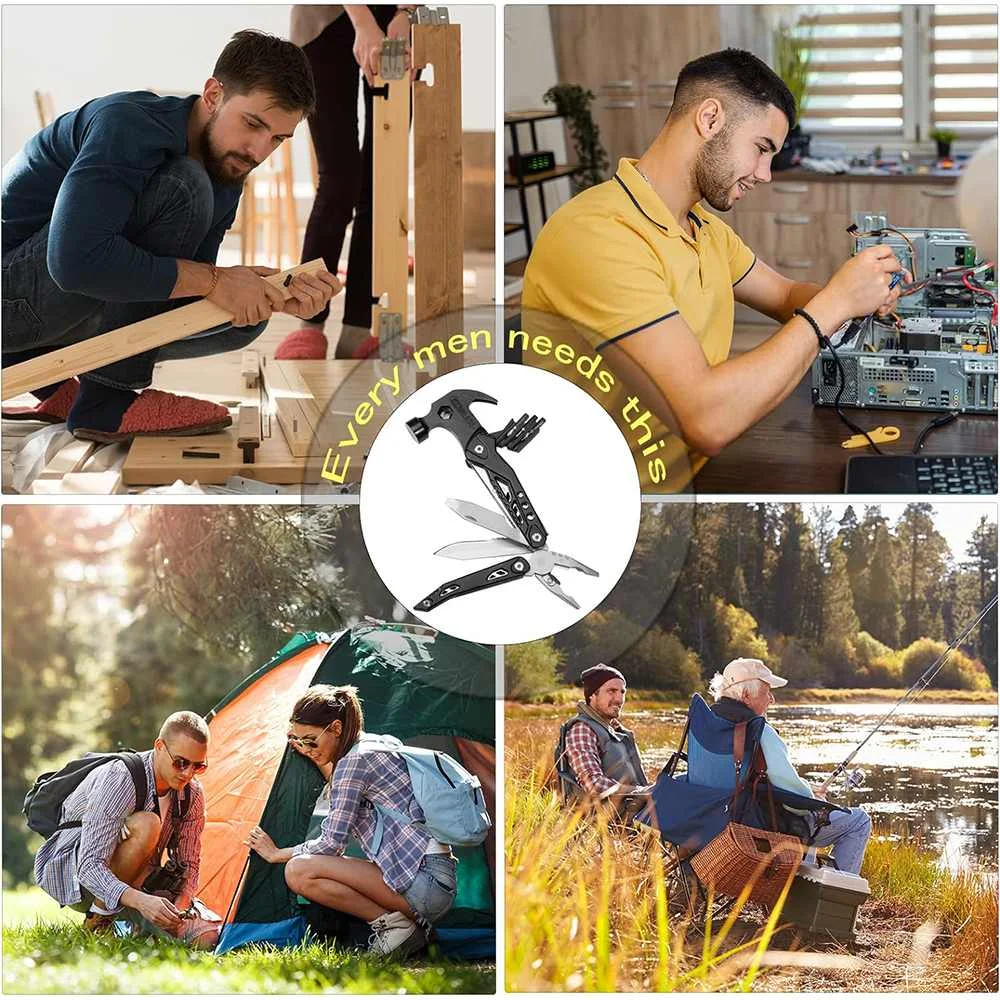 Многофункциональный молоток складные плоскогубцы гаечный ключ отвертки