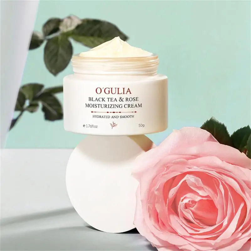 

50g Black Tea Rose Face Cream Hydrating Nourishing Stabilising Soothing Face Cream Fade Fine Lines Moisturizing Cream Skin Care