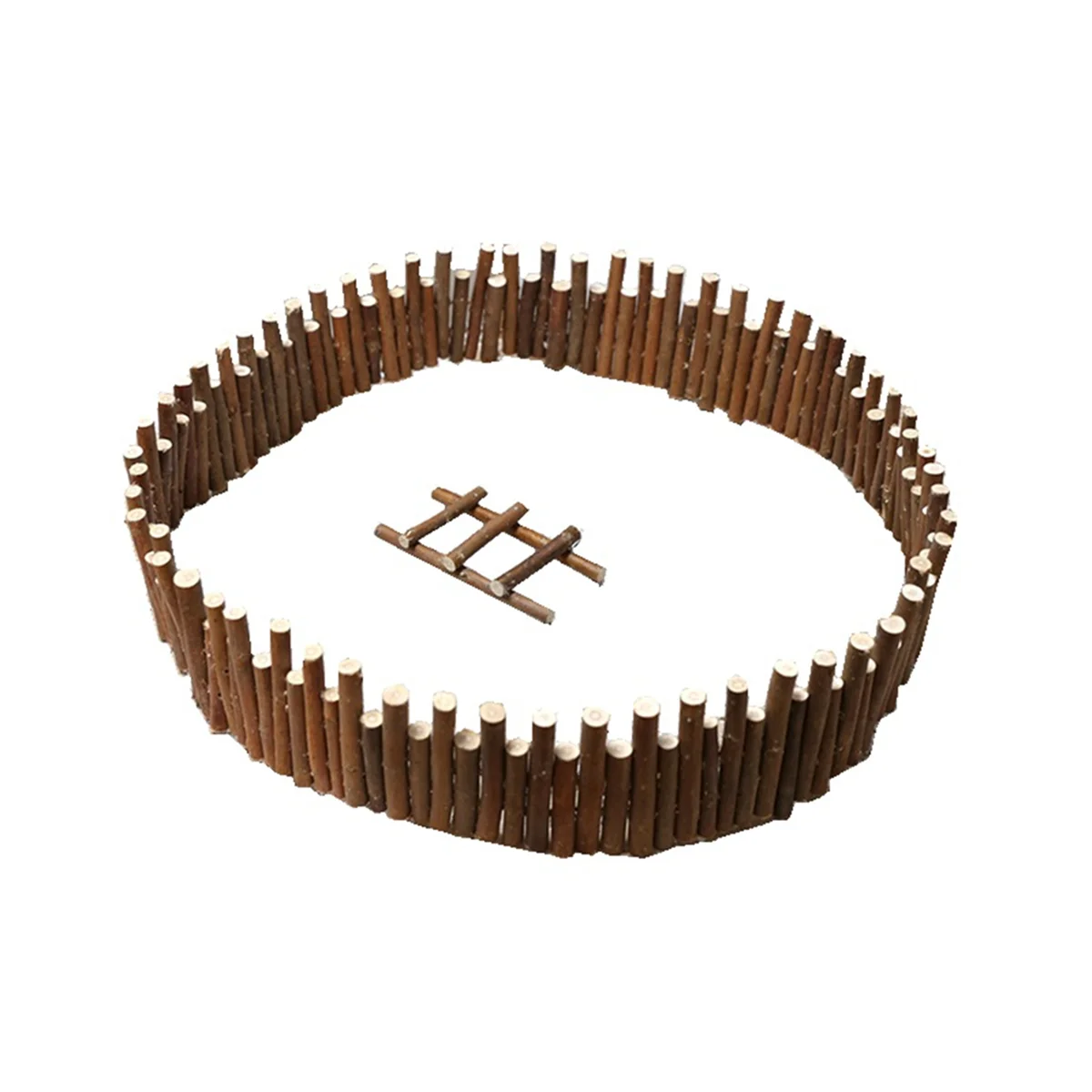 Деревянный забор Маленькая деревянная стойка украшение маленькие декоративные