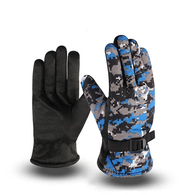 

Мужские Водонепроницаемые зимние велосипедные перчатки, ветрозащитные спортивные лыжные перчатки для активного отдыха, велосипеда, скутера, езды на мотоцикле, теплые перчатки
