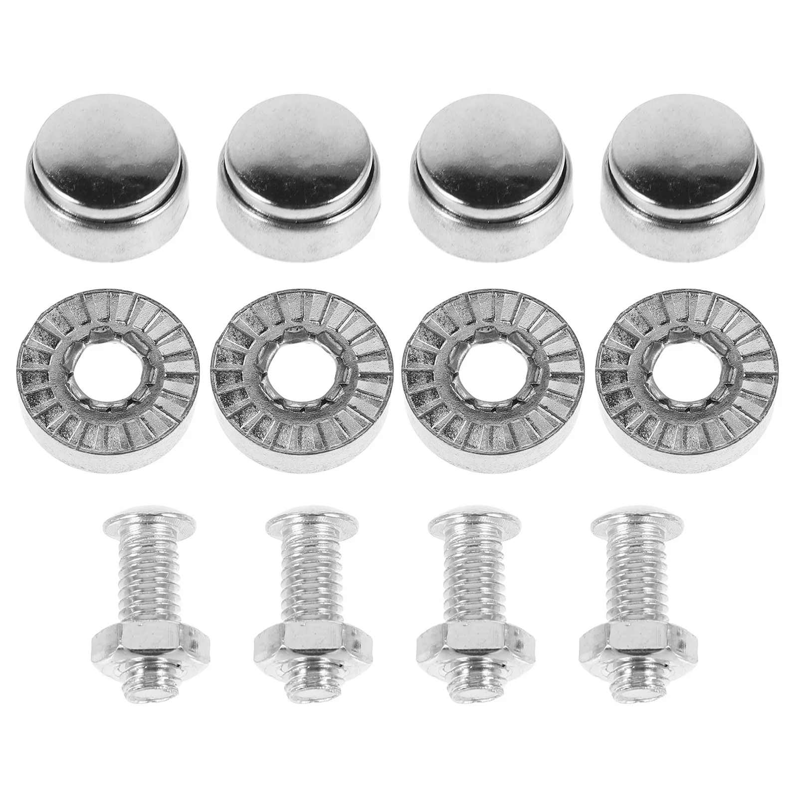 1 комплект, противоугонные болты для номерного знака, защищенные от кражи автомобильные крепления, декоративный комплект, фиксаторы, крепежные гайки, универсальные