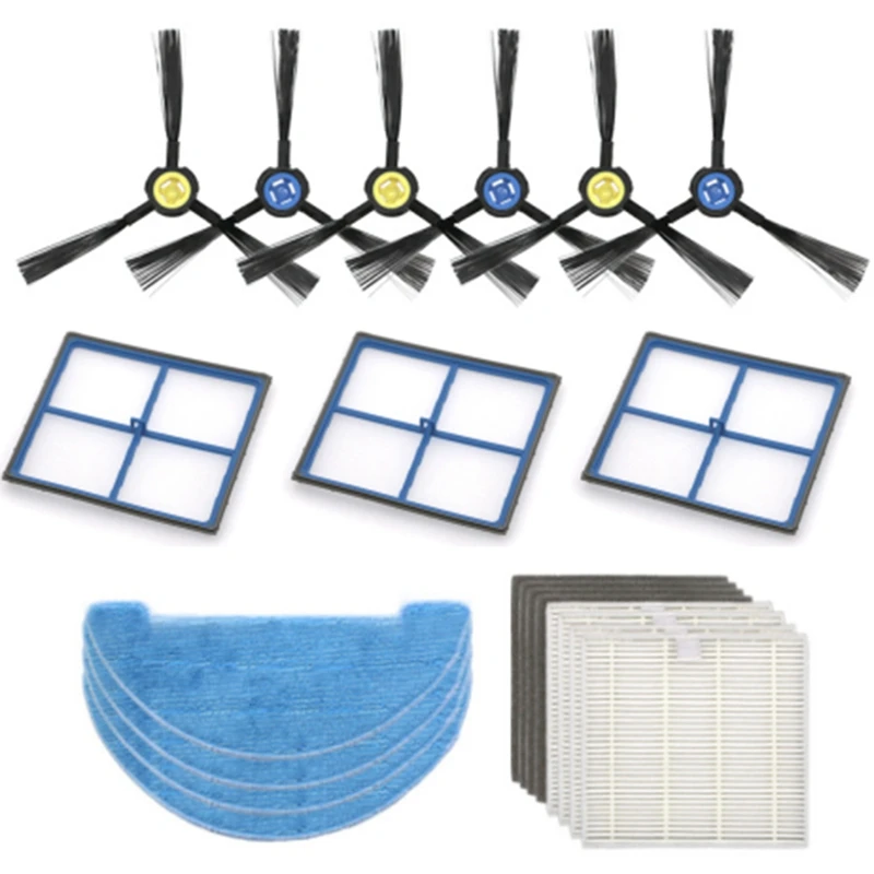

For Ilife V8S X750 X785 V80 Robot Vacuum Cleaner Spare Parts Replacement Side Brush Hepa Filter Mop Cloth