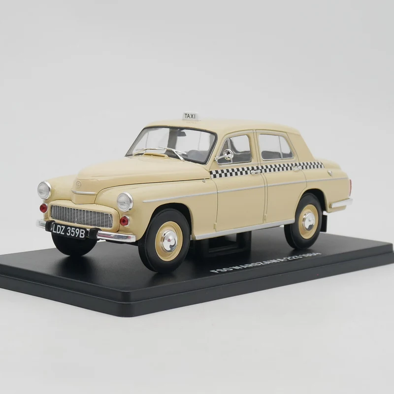 Фото Коллекционная модель автомобиля Ixo 1:24 FSO WARSZAWA 223 1964 (Варшавское такси) из сплава, сувенир, подарок, украшение для витрины №1