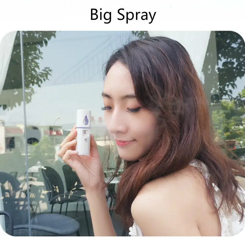 

Счетчик воды с Usb-зарядкой, нано-спрей, ручной увлажнитель с паром для лица, инструмент для холодной красоты