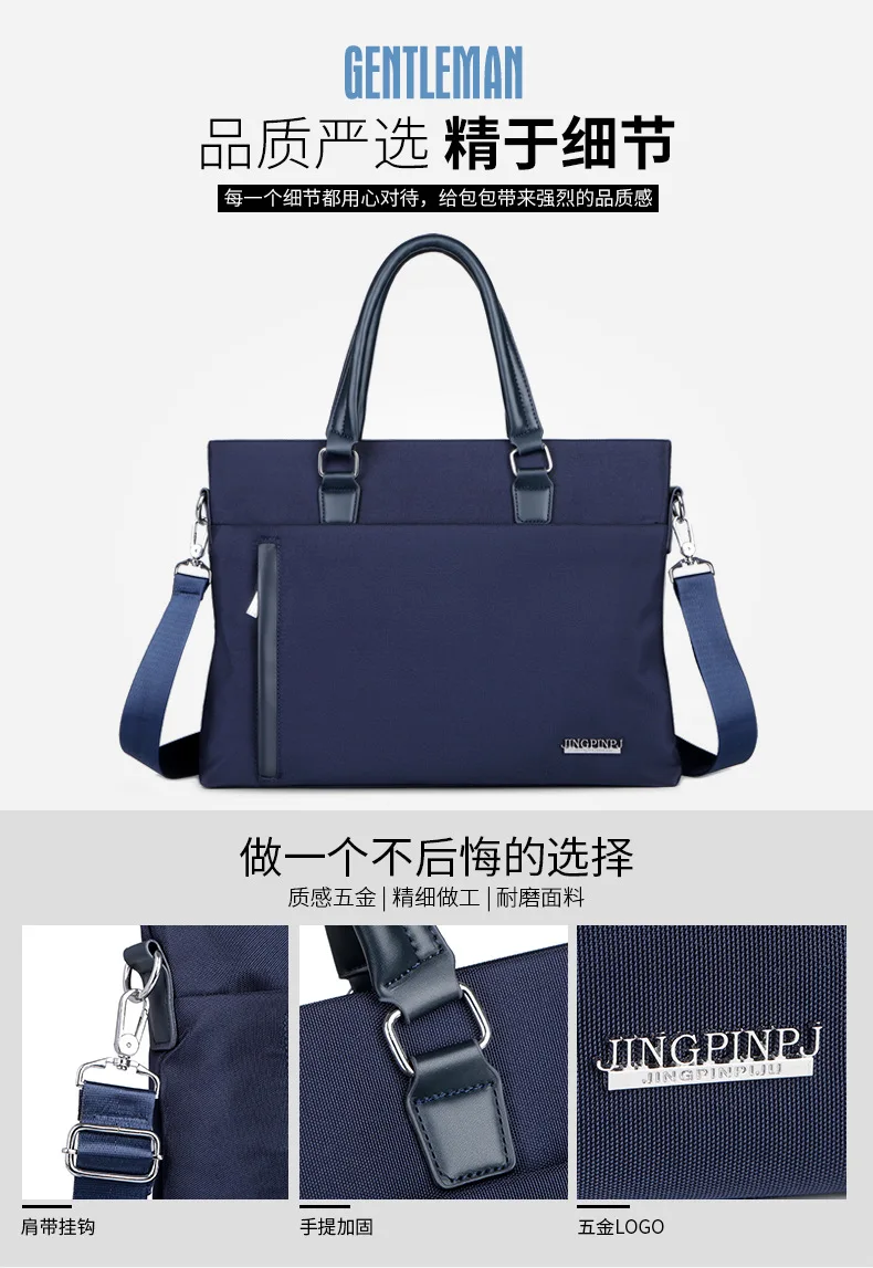 New Fashion Briefcase  Water Proof Unisex Handbag Causal Man' Shoulder Cross body Bag Laptop Message Bag Travel Bag New F